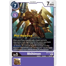 Rhihimon - Next Adventure Pre-Release Cards (BT07_PR)